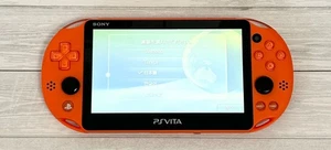 Consola PS Vita PCH 2000 naranja neón SONY PlayStation Japón solo probada funcionando - Imagen 1 de 3