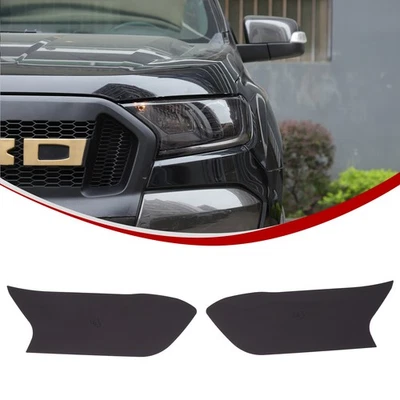 Superposiciones de tinte vinilo precortado humo faros para Ford Ranger 2015-2021 Foto 1 de 4