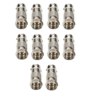 New BNC Female to F Type Male Adapter Durable Repalcement Parts Accessories - Zdjęcie 1 z 6