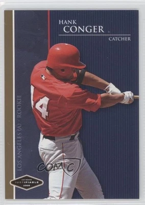 2006 Just Minors Justifiable Gold Glossy 1/1 Hank Conger #JF-6 0a7 - Image 1 of 3