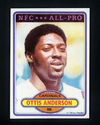 Ottis Anderson 1980 Topps All-Pro RC - St. Louis Cardinals #170 NM-MT+ - Image 1 of 2