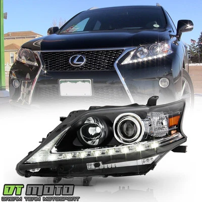 Lexus RX350 2013-2015 HID no AFS con faro proyector LED DRL lado izquierdo del conductor Foto 1 de 4