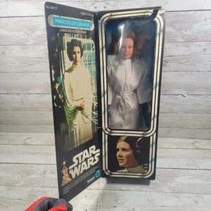 Bambola vintage 1977 Kenner Star Wars principessa Leia organa 11" scatola aperta spedizione gratuita - Foto 1 di 14
