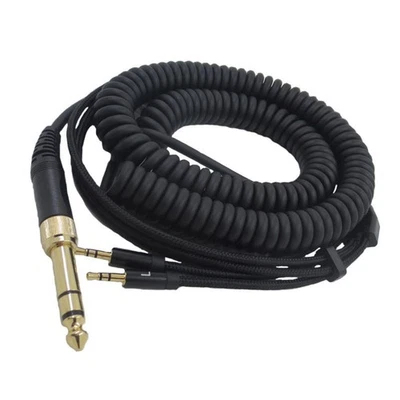 Replacement Audio Cable Dual 2.5mm to 3.5mm 6.35mm Black Adapter for Hifiman - Image 1 of 3