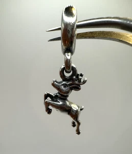 Genuino Pandora Navidad Vacaciones Reno Cuelga Dije #791194 S925 ALE - Imagen 1 de 3