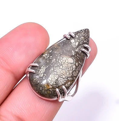 Anillo solitario de marcasita de plata de ley 925 s.8 R22, regalo de Navidad Foto 1 de 4