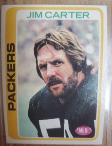 1978 Topps #174 Jim Carter Green Bay Packers - Bild 1 von 2