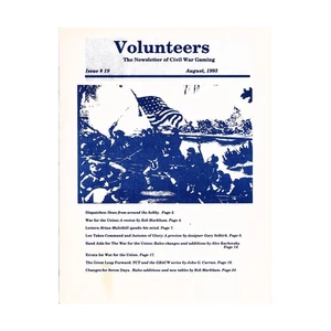 Bill Koff Volunteers Newsletter #19 "Band Aids for War for the Union" Mag VG+ - Picture 1 of 1