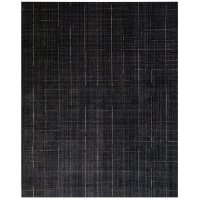 Rizzy Rugs Kiki Area Rug KIK697 Wool Transitional Solid Charcoal Rectangle - Image 1 of 4