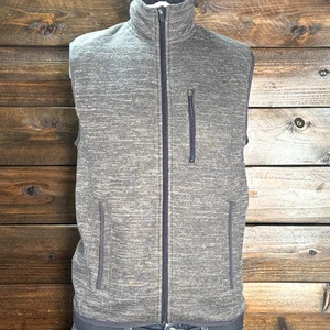 Gilet Johnnie-O Burnside uomo piccolo full zip golf outdoor grigio foderato preppy - Foto 1 di 17