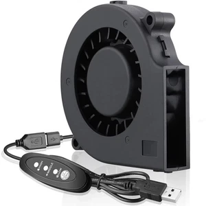GDSTIME Ventilateur USB 75mm, x Souffleur 15mm 5V DC Brushless x - Photo 1/2