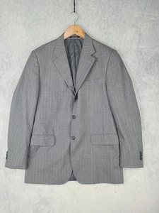 J Press Blazer Mens 38R Wool Sport Coat Suit Jacket Classic Preppy Pinstripe - Picture 1 of 15