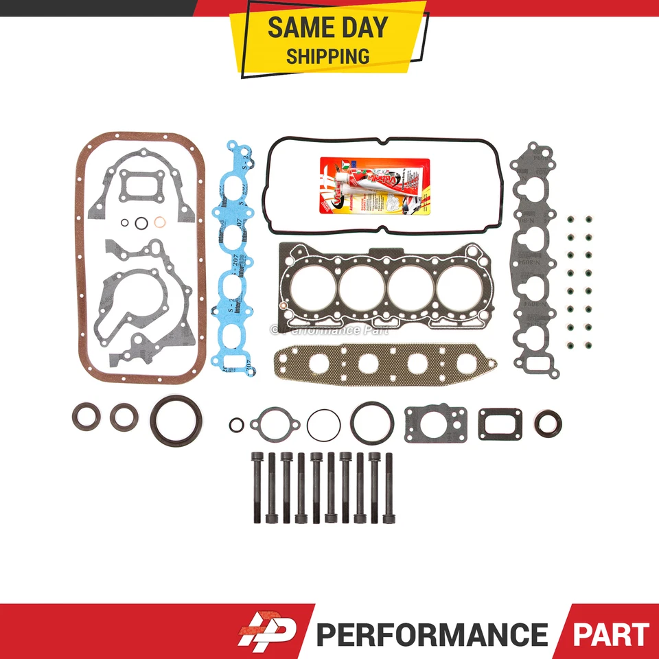 Juego completo de juntas pernos de cabeza para 92-01 Chevrolet Geo Suzuki Esteem 1.6 G16KV Foto 1 de 4