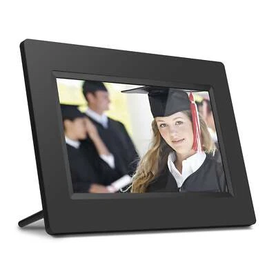 Aluratek ADPF07SF 7" LCD Digital Photo Picture Slideshow Frame 1024x600 USB SD - Image 1 of 4