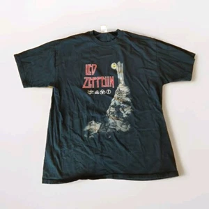 T-shirt Led Zeppelin uomo extra large XL nera scala al cielo incudine cotone - Foto 1 di 6