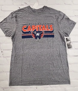 WASHINGTON CAPITALS NHL SS Ultra Soft Crew Neck Tee T-shirt Adult L NEW - Picture 1 of 7