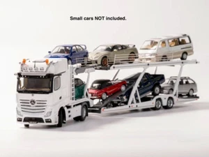 1:64 White Benz Actros Gigaspace Semi Trailer Truck Model Diecast Metal Car - Picture 1 of 16
