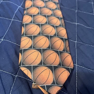 Галстук мужской Ralph Marlin son of just balls баскетбольный 57 X 3,75 дюйма обручи галстук - Изображение 1 из 4