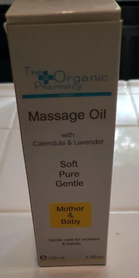 The Organic Pharmacy Mother & Baby Massage Oil 100Ml/3.3oz Calendula & Lavender - Image 1 of 4