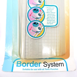 Tonic Studios 605A Border Punch System - Scrapbook Craft Tool - Paper Crafting - Picture 1 of 13