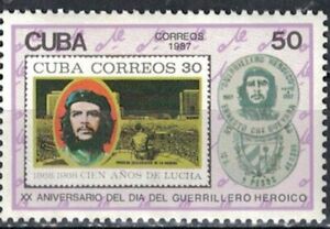 sCUBA Sc# 2965   ERNESTO CHE GUEVARA  Che Revolutionary Guerrilla  1987  MNH
