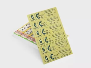 3000 6 GAME / PAGE BINGO BOOKS 6 TO VIEW - VALUE TICKET LIKE JUMBO BOLD NUMBERS - Picture 1 of 1