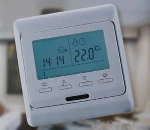 Termostato ambiente programma settimanale a incasso con contatto senza potenziale #810 - Foto 1 di 2