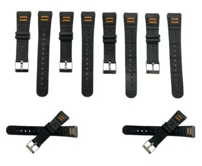 Correa de reloj deportivo de PVC resistente al agua de 16 mm para Timex, Casio y otros Foto 1 de 4