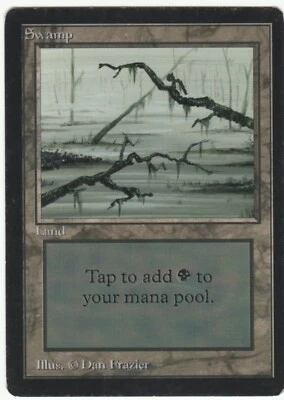 Beta MTG  Swamp C Magic LP/NM - Image 1 of 2