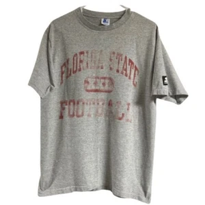 Vintage Starter Florida State XXL Football T-Shirt Gray Mens Large Seminoles USA - Picture 1 of 9