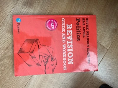 Pearson REVISE Edexcel AS/A Level Politics Revision Guide & Workbook: for Home L - Image 1 of 2