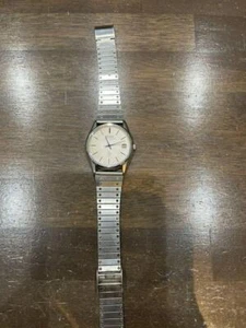 SEIKO Watch King Quartz Color Silver Stainless Battery Replaced FS from Japan - Picture 1 of 10