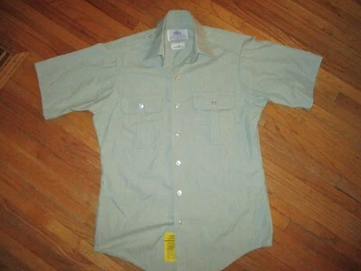 CAMISA DSCP GARRISON COLLECTION ABOTONADA Militar Aviador Verde Pasajero Hombres 15 Foto 1 de 4