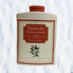 1 Yardley Sandalwood Perfumed Talc 1770 London 200 grams Tin Unisex - New - Rare - Picture 1 of 4