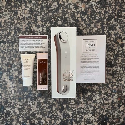 PAQUETE infusor ultrasónico JeNu Plus con gel de infusión y ácido hialurónico A5 Foto 1 de 4