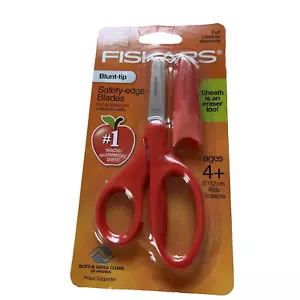 Fiskars Punta Roma Niños Rojo 5 Pulgadas Tijeras Cuchillas de Seguridad Vaina Borrador Escuela - Imagen 1 de 11