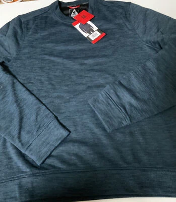 🧷 GERRY MEN'S LONG SLEEVE CREW SHIRT SIZE MEDIUM, BLUE NAVY. 🆕 - Image 1 of 4
