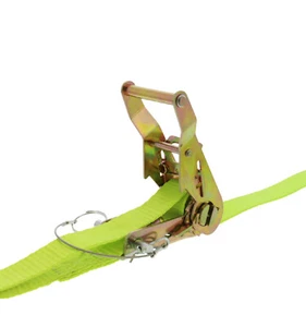 StrapSafe Ratchet Strap for Cargo Tie-Down - 1 Inch Width, 12 Foot Length - Picture 1 of 7