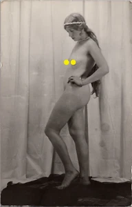 Foto Nudo Risque Epoca Art Nouveau Flapper Donna Anni 1910 Artista - Foto 1 di 4
