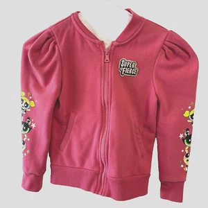 Garaminals The Powerpuff Mädchen super heftiges Sweatshirt Reißverschluss Jacke Größe 6 rosa - Bild 1 von 7