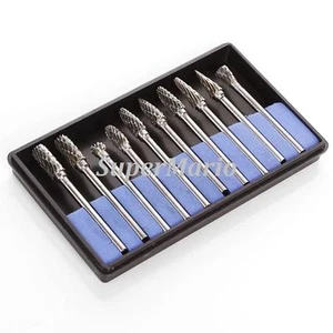 Juego de 10 brocas de grabado CNC cortadoras de carburo de tungsteno de 1/8" con CED 5 mm - Imagen 1 de 1