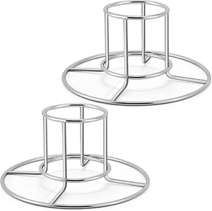 Beer Can Chicken Holder, 2 Pack Stainless Steel Chicken Rack Stand - Picture 1 of 12