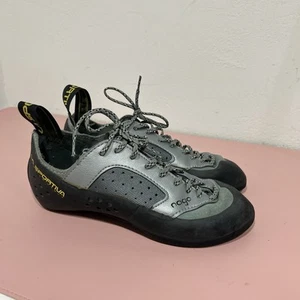 LA Sportiva Nago Scarpe da Arrampicata Stringate Uomo 5,5 Donna 6,5 EUR 37,5 Unisex Grigio - Foto 1 di 11