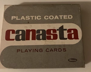 Vintage Canasta Playing Cards In Box  1950's - Picture 1 of 3