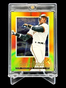 1997 Skybox E-X2000 BARRY BONDS GOLD HOLO ACETATE #95 SF Giants🔥RARE SP🔥 - Picture 1 of 9