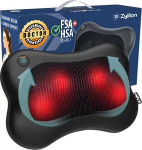 Massaggiatore Shiatsu Schiena e Collo con Calore (Elegibile FSA HSA) Ricarica Senza Fili... - Foto 1 di 9