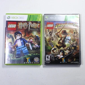LEGO Harry Potter Jahre 5-7 & LEGO Indiana Jones 2 (Xbox 360) Konvolut CIB, getestet - Bild 1 von 6