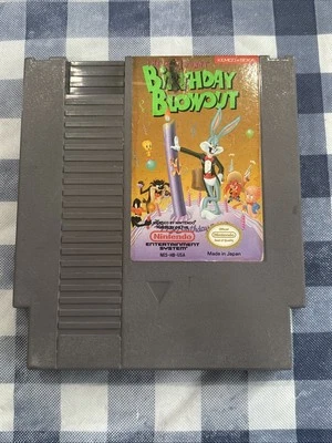 The Bugs Bunny Birthday Blowout (Nintendo, NES, 1990) Authentic Tested Working - Image 1 of 4