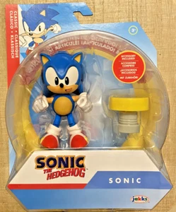 SONIC 4" Sonic The Hedgehog Figure with Spring AVEC Ressort - Picture 1 of 1
