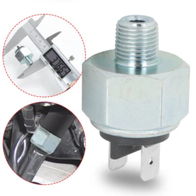 Interruptor de luz de freno trasero hidráulico para Sportster Softail Touring Dyna Road King Foto 1 de 4